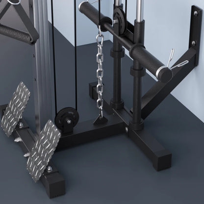 Home Gym Equipment Multi-Function Wall-Mounted Fly Machine High Pulley Lat Pulldown Machine Muscle Shaping Pulley System Pulley
