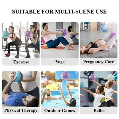 25cm Yoga Ball Exercise Gymnastic Fitness Pilates Ball Balance Exercise Gym Fitness Yoga Ball Indoor Training Yoga Ball Core